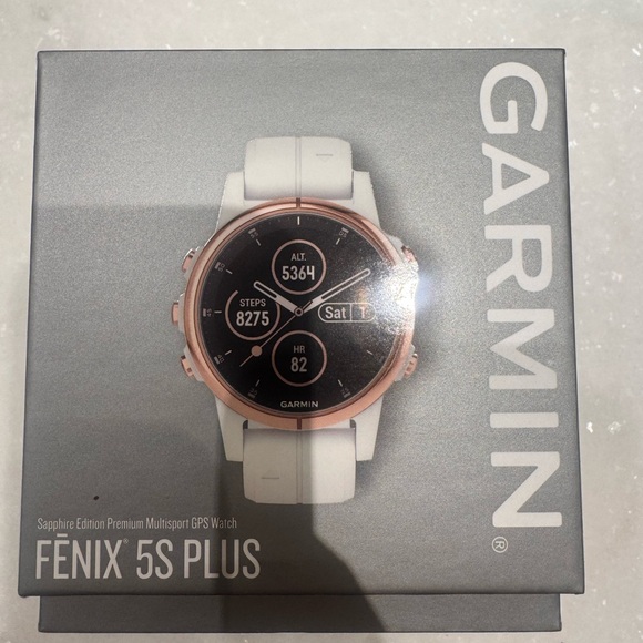 Garmin Fenix 5S Plus White and Rose Gold